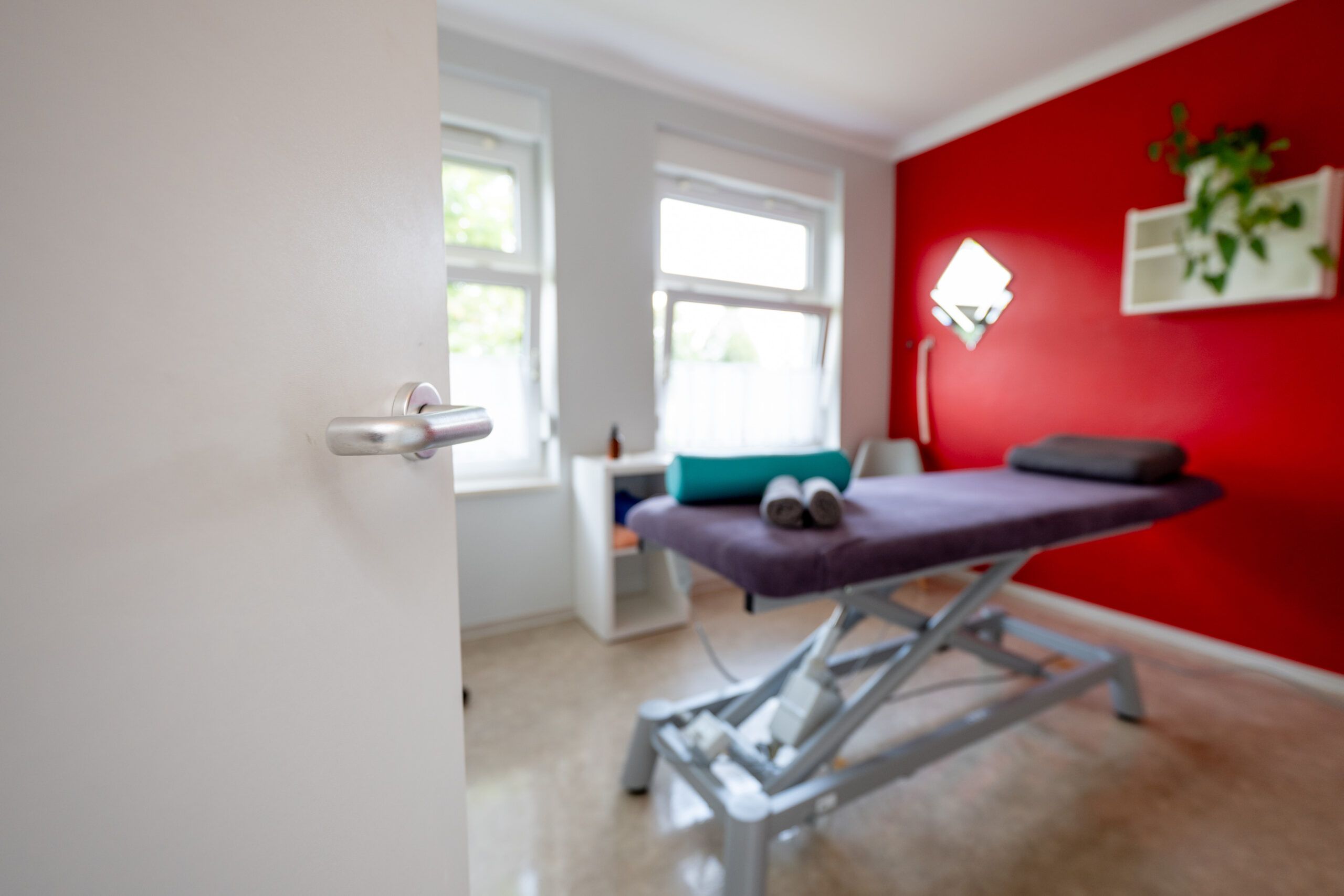 Behandlungsraum Physiotherapie Steven Schäfer